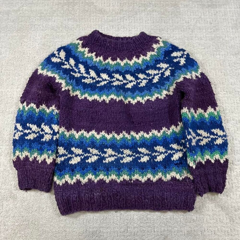 vintage Knit pattern Sweater